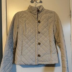 Calvin Klein Women's Quilted Jacket - Cream